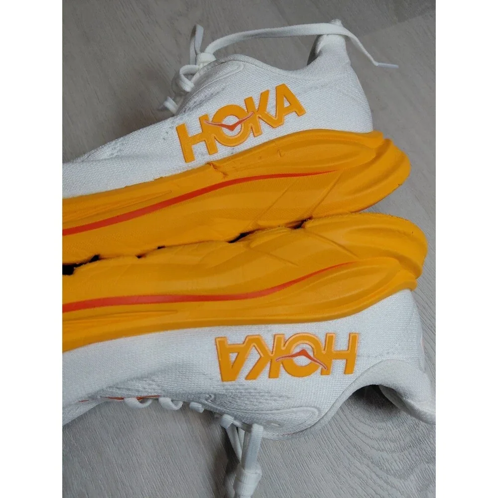 Size 8B- Hoka One One Clifton 10 Frost Orange Zest Women's Sneakers